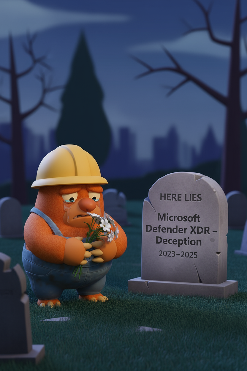Farewell to Microsoft Defender Deception